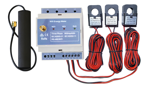 Đồng hồ đo điện năng Wi-Fi ba pha (WEM3080T)